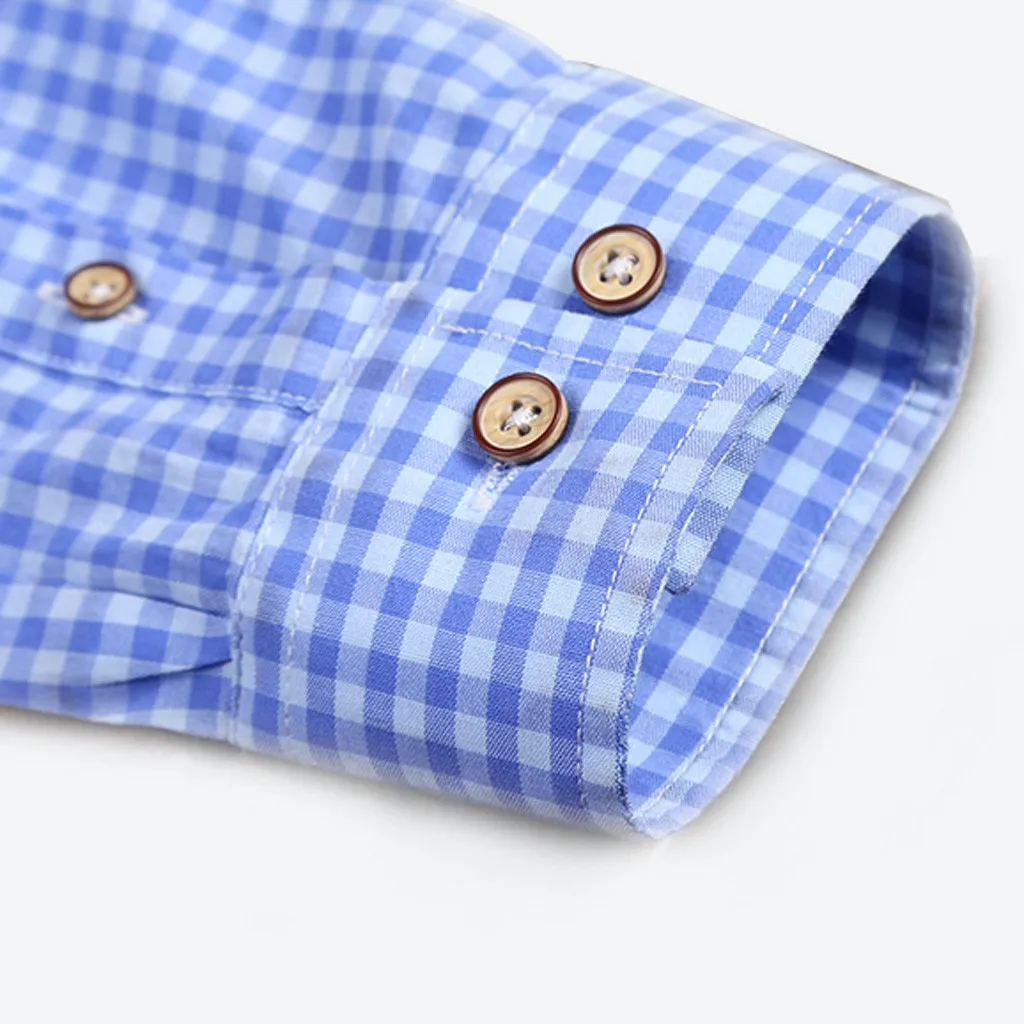 Camisa Masculina мужская рубашка с длинным рукавом и отложным воротником, Повседневная рубашка с рисунком в клетку, модная мужская Повседневная Базовая рубашка