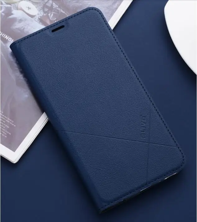 blue Xiaomi mi 8 9SE A1 A3 Lite mi 6 mi 5 mi 5S Plus Роскошный тонкий Чехол-книжка из искусственной кожи+ Матовый Жесткий чехол из поликарбоната для Xiaomi mi 8 SE Lite Note 3 - Цвет: blue