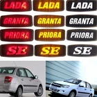 Дневные ходовые огни, указатели поворота для автомобиля, Лада Гранта, Приора, 2 шт., светодиодный, боковой, габаритный фонарь