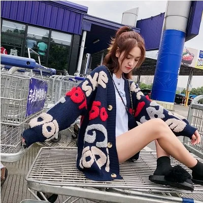 Женская куртка с буквенным принтом Zogaa повседневная хлопковая в Корейском стиле