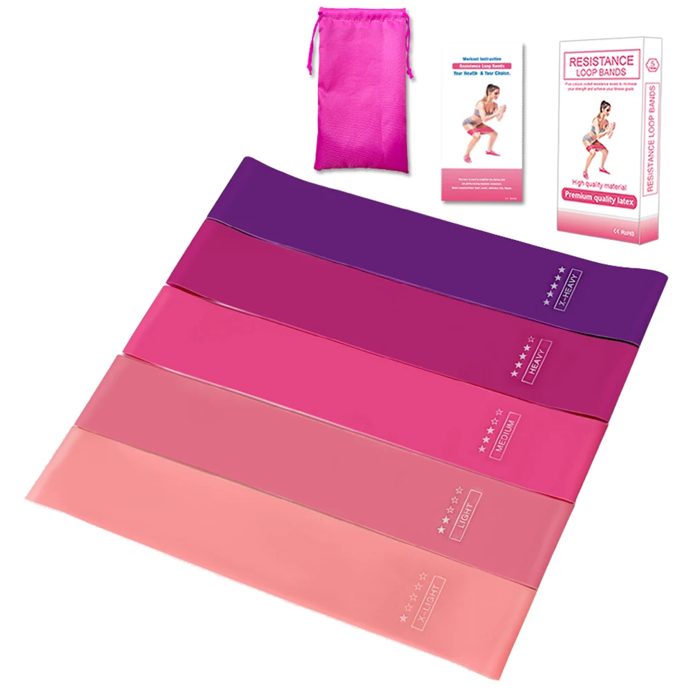 5 шт. эластичные ленты-петли для занятий спортом | Спорт и развлечения