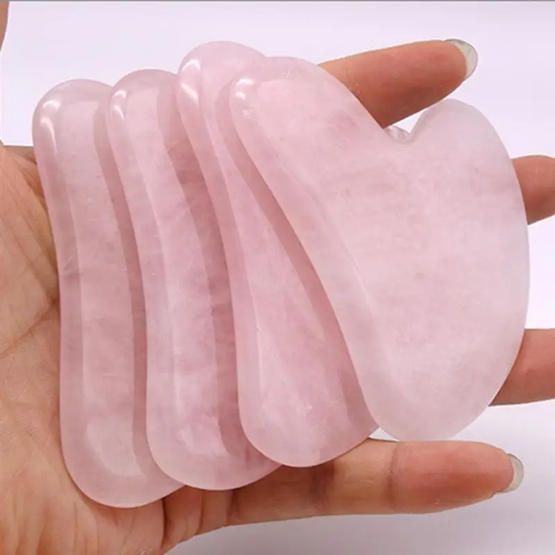 2шт Gua Sha доска натуральный уход за здоровьем лица инструмент для массажа