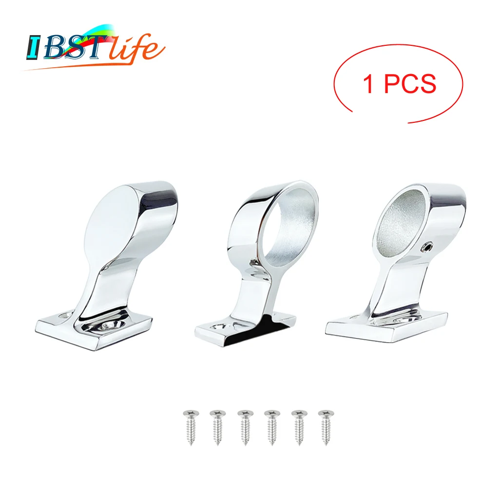 Marine Grade 316 Stainless Steel Boat Rail Fitting Marine Railing Support Bracket Tube Stanchion Hardware Accessories sealux marine grade stainless steel 304 table bracket set removable multiple usage for house boat marine accessories hardware