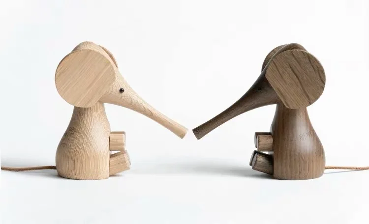 Скандинавский стиль датская деревянная форма животного украшение для дома кошка