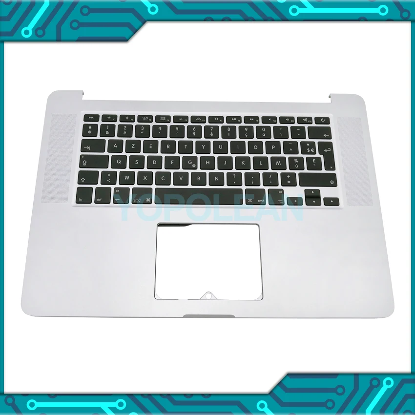 Оригинальный AZERTY Французский Топ чехол Подставка для рук клавиатура подсветка