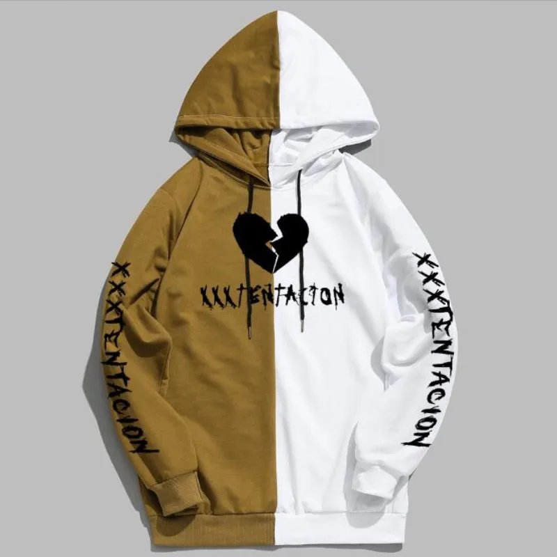 

Autumn XXXTentac Color Matching Thin Hoodie Hooded Hoody Men Women Harajuku Hoodies Sweatshirts