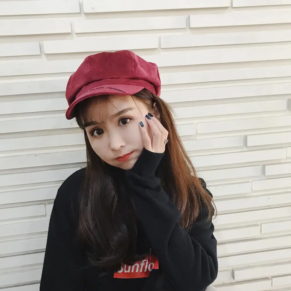 Женские береты Studyset весна и осень модные досуг утка язык кепки высокого качества для женщин.