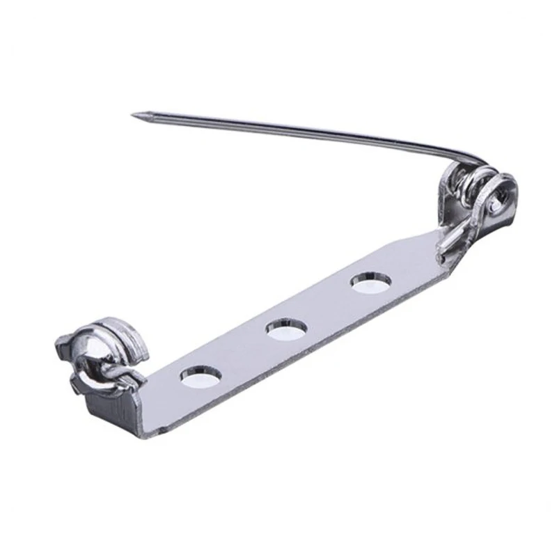 Серебряная брошь-держатель для значков 10 шт. | Дом и сад