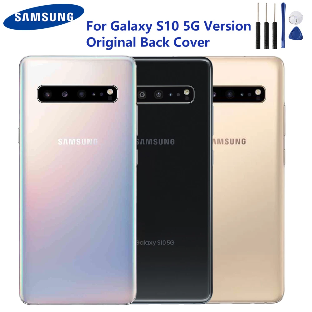 Оригинальный Корпус для Samsung Galaxy S10 задняя крышка аккумулятора версия Custom