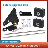 3d printer parts upgrade kits creality ender 3cr10 dual z axis t8 lead screw kits bracket aluminum profile with belt pulley