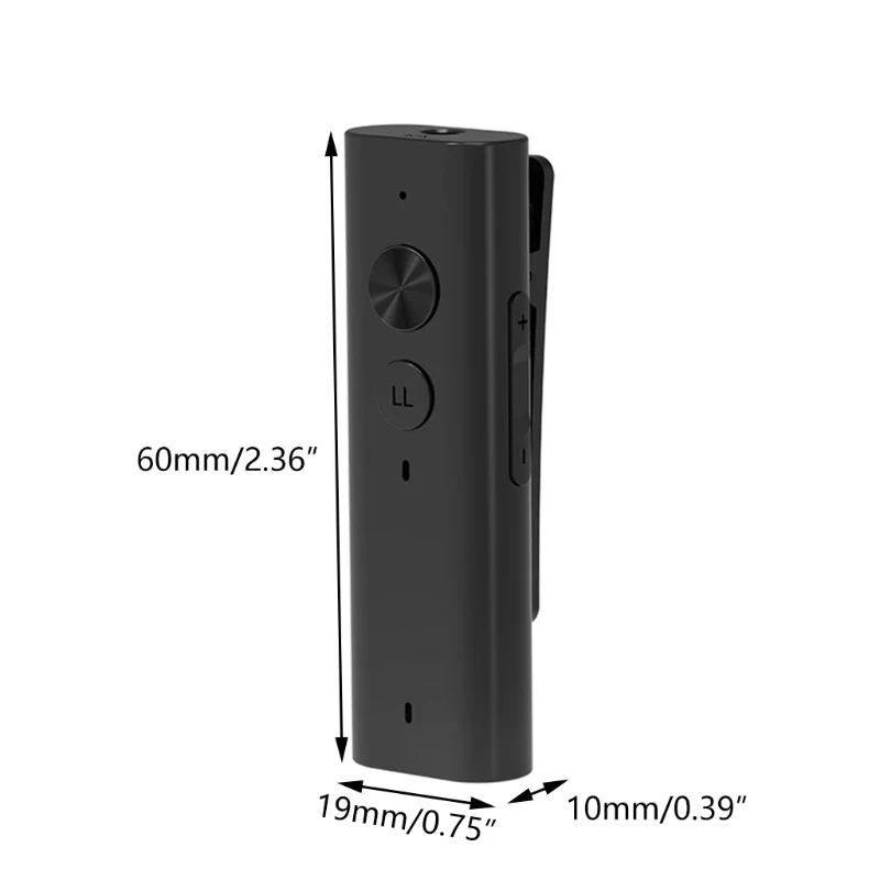 

R91A AUX-порт Bluetooth-совместимый адаптер приемник 8 часов в режиме ожидания звонки в режиме громкой связи Встроенный микрофон высокой четкости