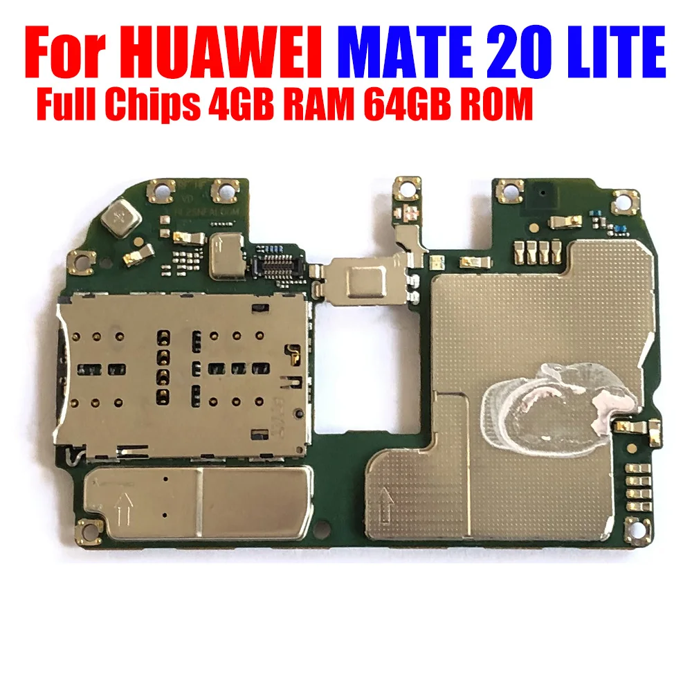 Материнская плата HUAWEI Mate 20 LITE 64 ГБ + 4 Гб логическая оригинальная разблокированная