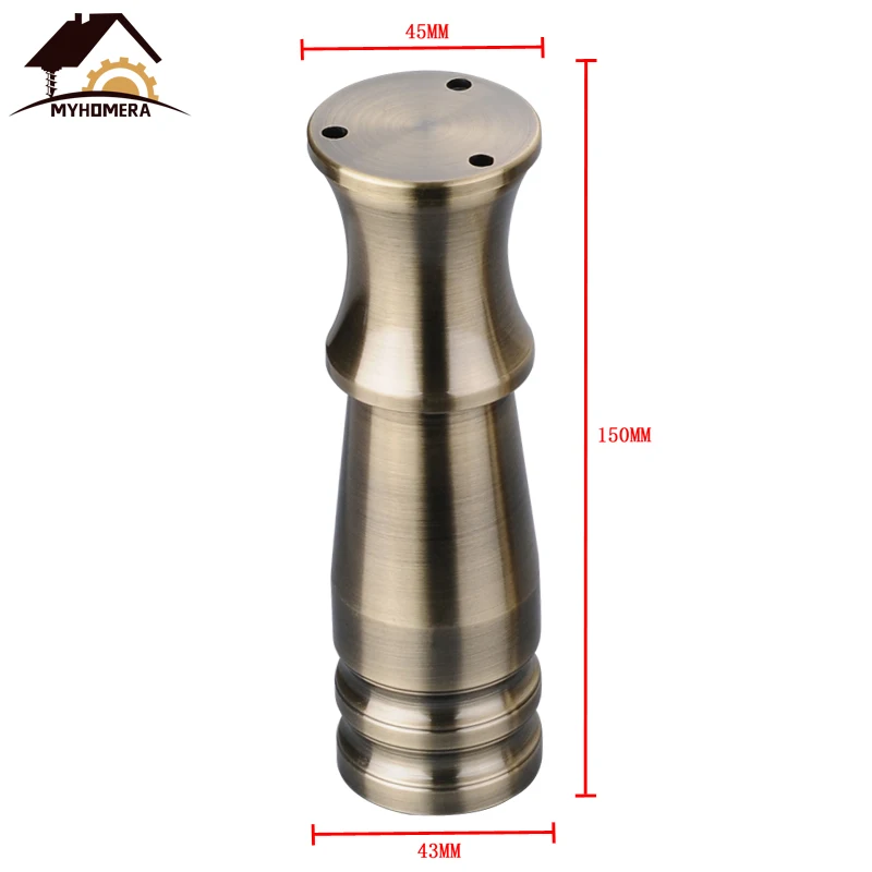 Color D 150mm Myhomera 80 мм-150 мм мебельные ножки, регулируемые ножки для шкафа, дивана, алюминиевый шкаф, журнальный чайный столик, ванная комната, защитная ножка - Цвет: Color D 150mm