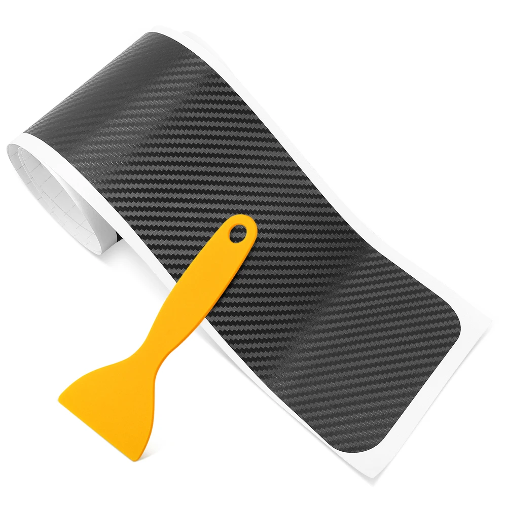 Наклейки на задний бампер автомобиля из углеродного волокна для Lada Granta Vesta Kalina Niva