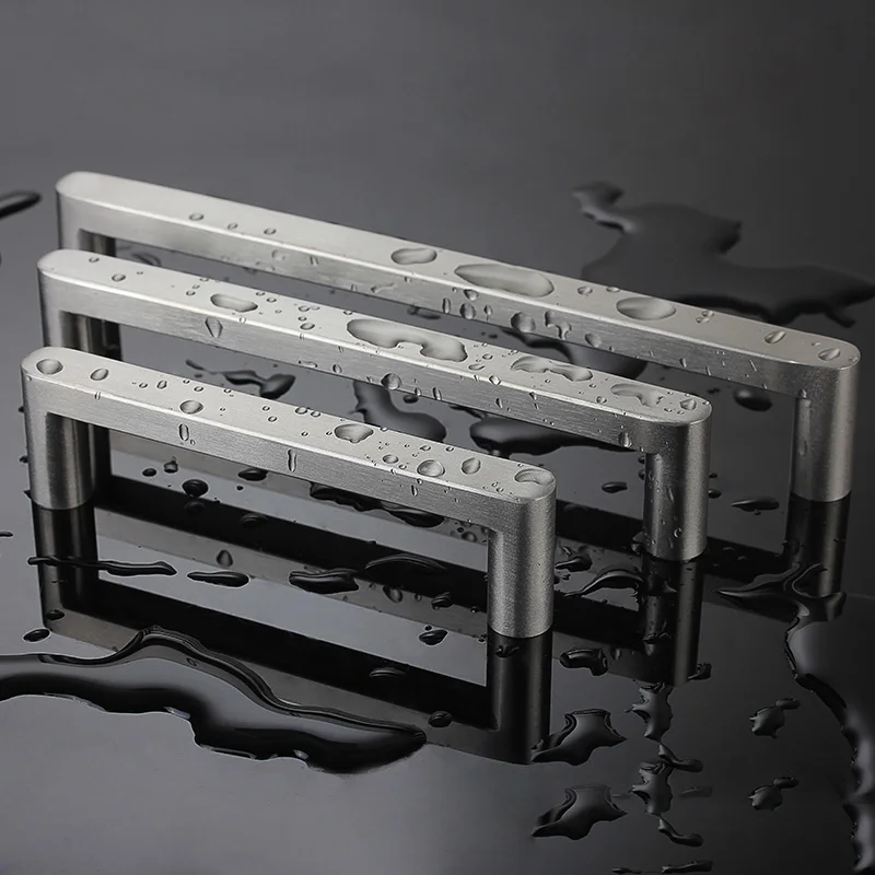 Высокая-конец SUS 304 Нержавеющая сталь ручки современная ручка ящика дверцы шкафа