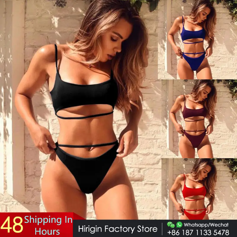 2018 новый комплект бикини Для женщин Монокини Купальники купальник бюстгальтер с