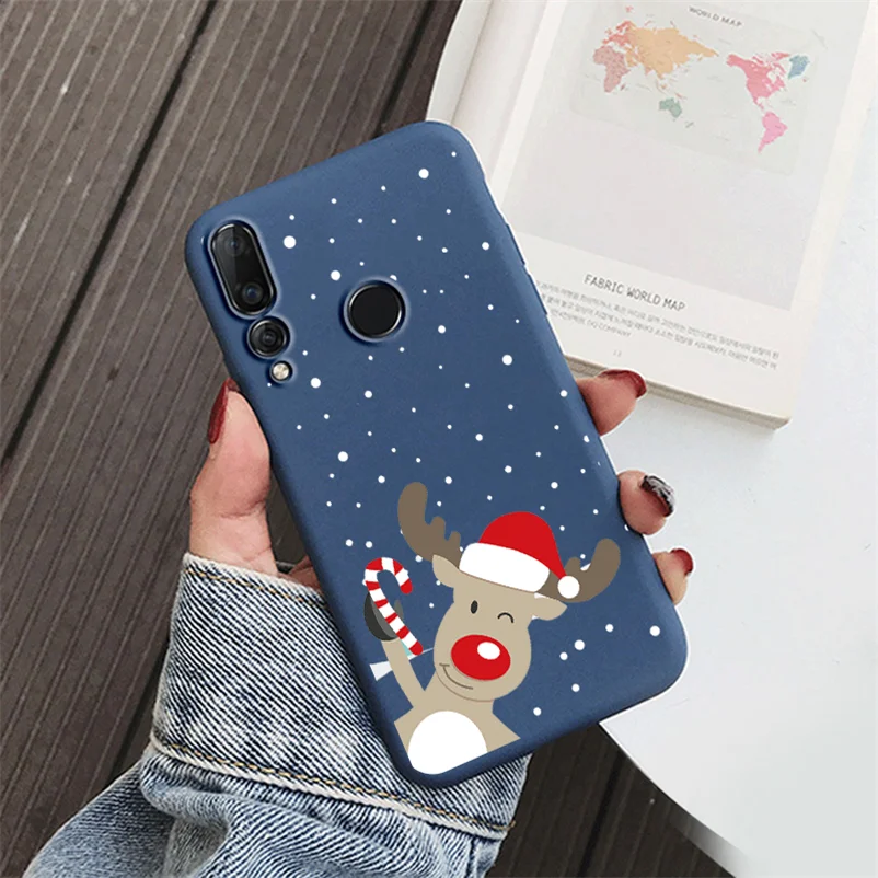 Рождественский новогодний чехол для huawei P20 Lite Case P Smart P30 P8 P9 P10 mate 10 20 30 Lite Pro Nova 3 3i 4 5 TPU чехол