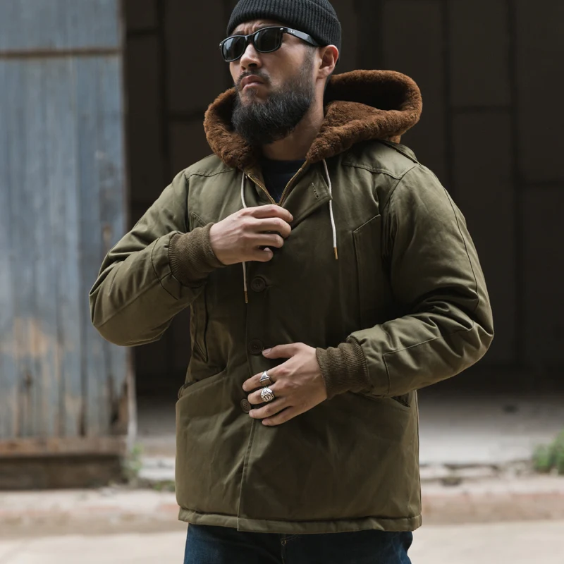 

B9 Bronson Super Quality Mans Us Air Force Cotton & Wool Very Warm Jacket