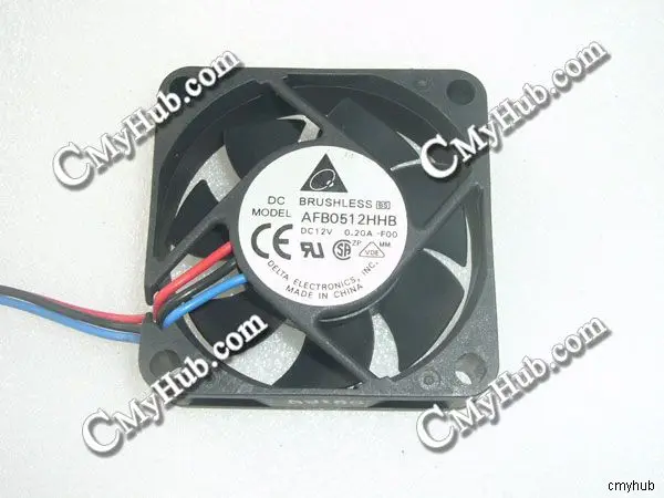 

For DELTA ELECTRONICS AFB0512HHB F00 DC12V 0.20A 5015 5CM 50mm 50x50x15mm 3pin Cooling Fan