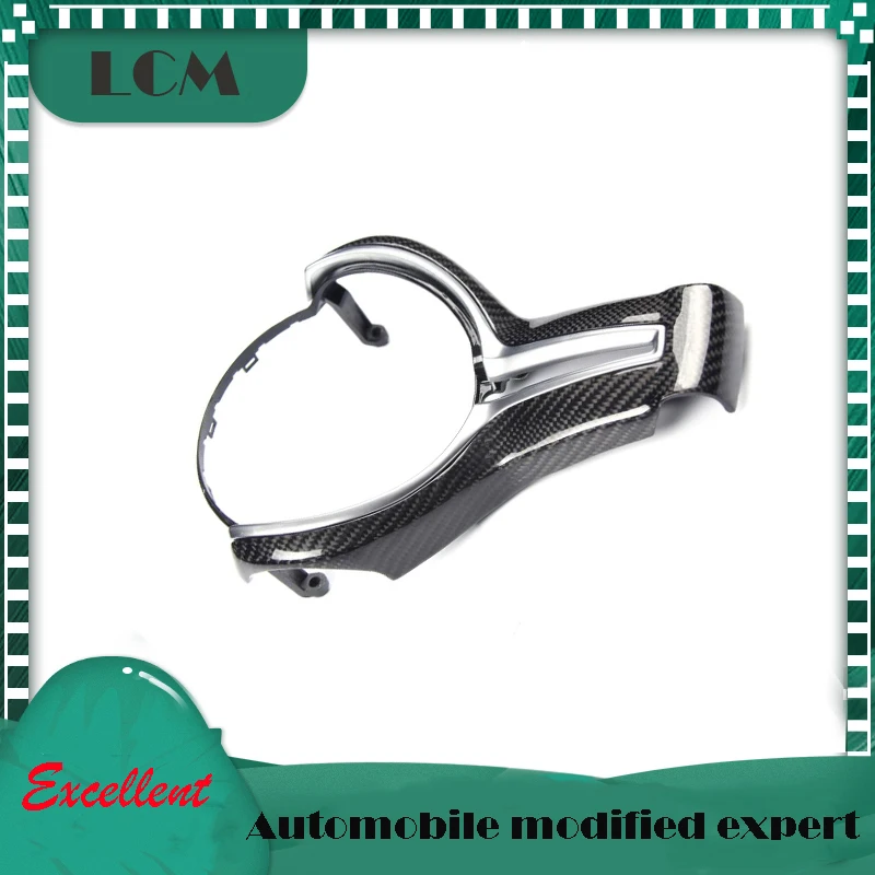 Сменная карбоновая накладка на руль для BMW 1-6 M-Sport Style M серии F80 F82 F10 F06 F12 F13 F15 F16