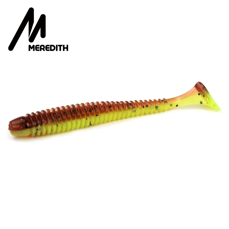 MEREDITH 75 мм/2 г, 20 шт./лот, рыболовные приманки, мягкие приманки для рыбалки, мягкие приманки, приманки для ловли окуня