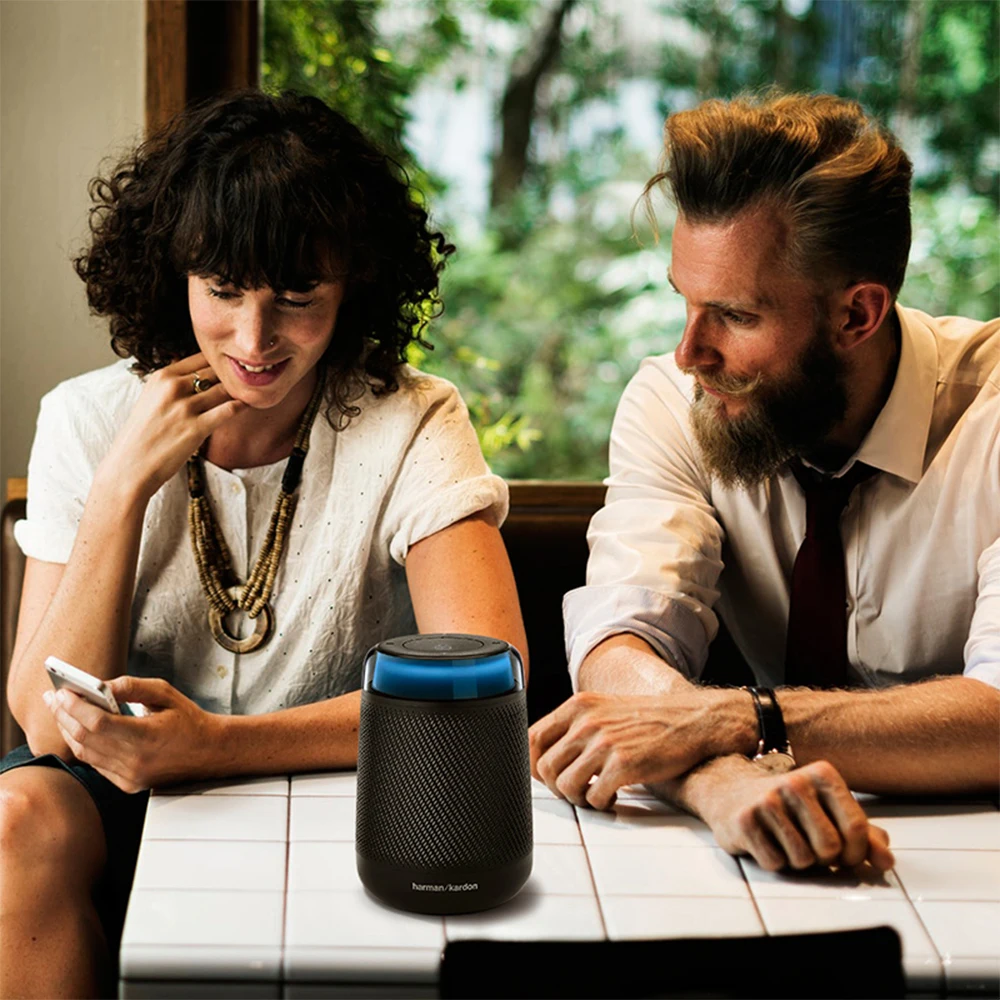 Портативная колонка Harman Kardon Allure с голосовым управлением беспроводная басовая