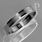 Титановый цвет двухцветный карбид вольфрама обручальное кольцо мужские кольцо ювелирные изделия для невесты