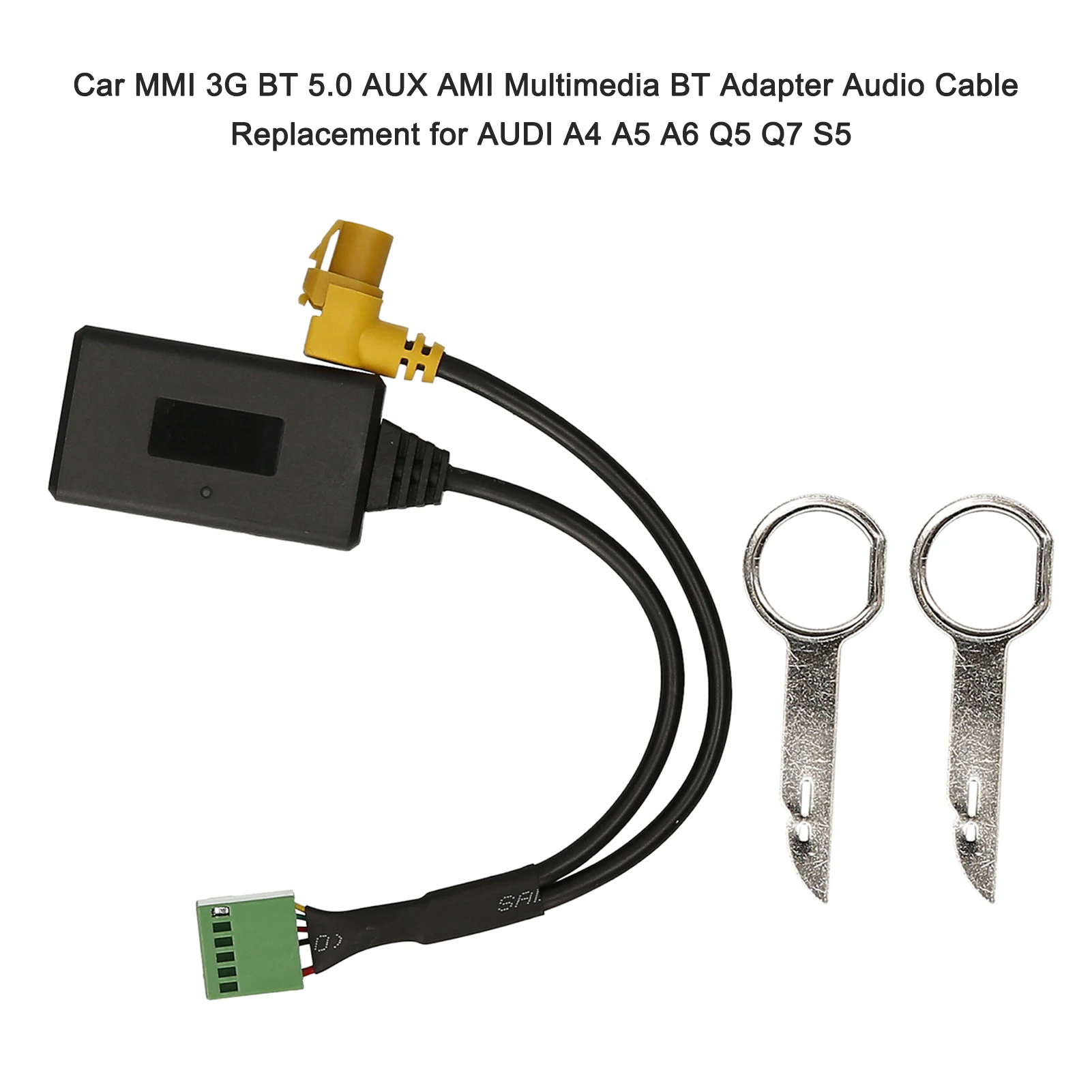Для AU-DI A4 A5 A6 Q5 Q7 S5 автомобиль MMI 3G BT 5 0 AUX AMI мультимедийный плеер адаптер