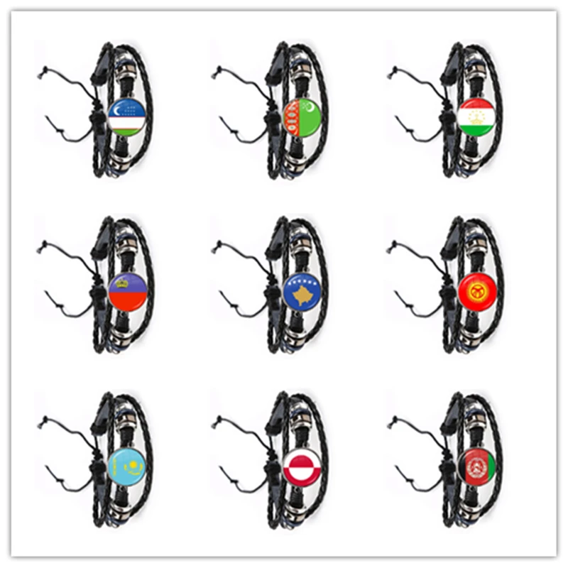 Браслет с изображением Узбекистана Туркестана Казахстана Гренландии