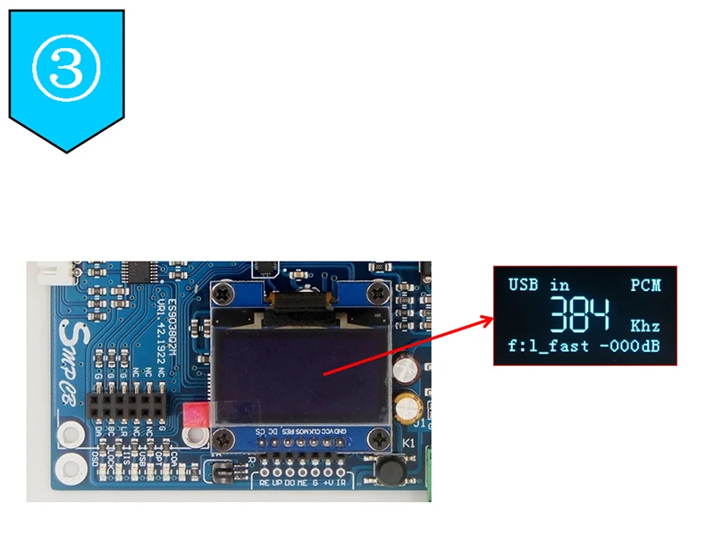 ES9038Q2M ES9038 Q2M ies DSD оптический коаксиальный IIS/DSD DOP 384 кГц входной декодер DAC выход для наушников аудио Плата усилителя