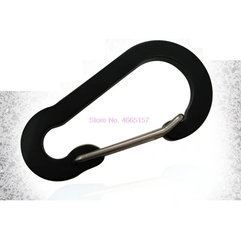 Компанией DHL 500 шт алюминиевый сплав Карабин на открытом воздухе Альпинизм