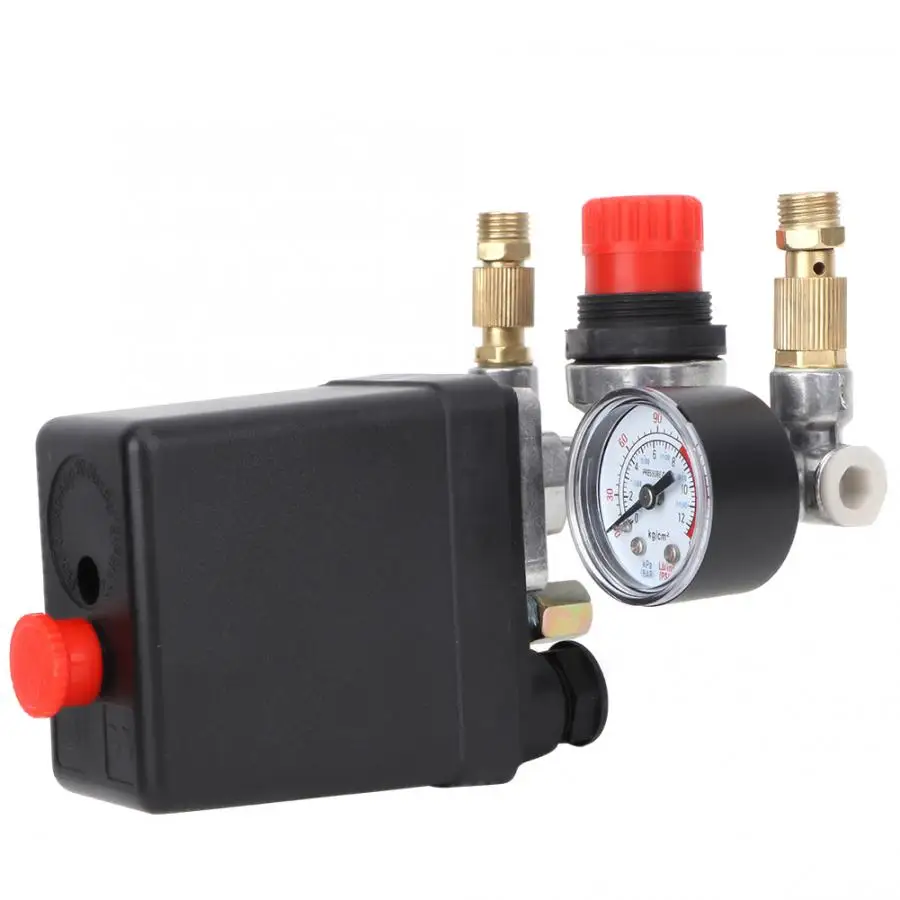 Автоматический клапан давления в сборе для воздушного компрессора с одним