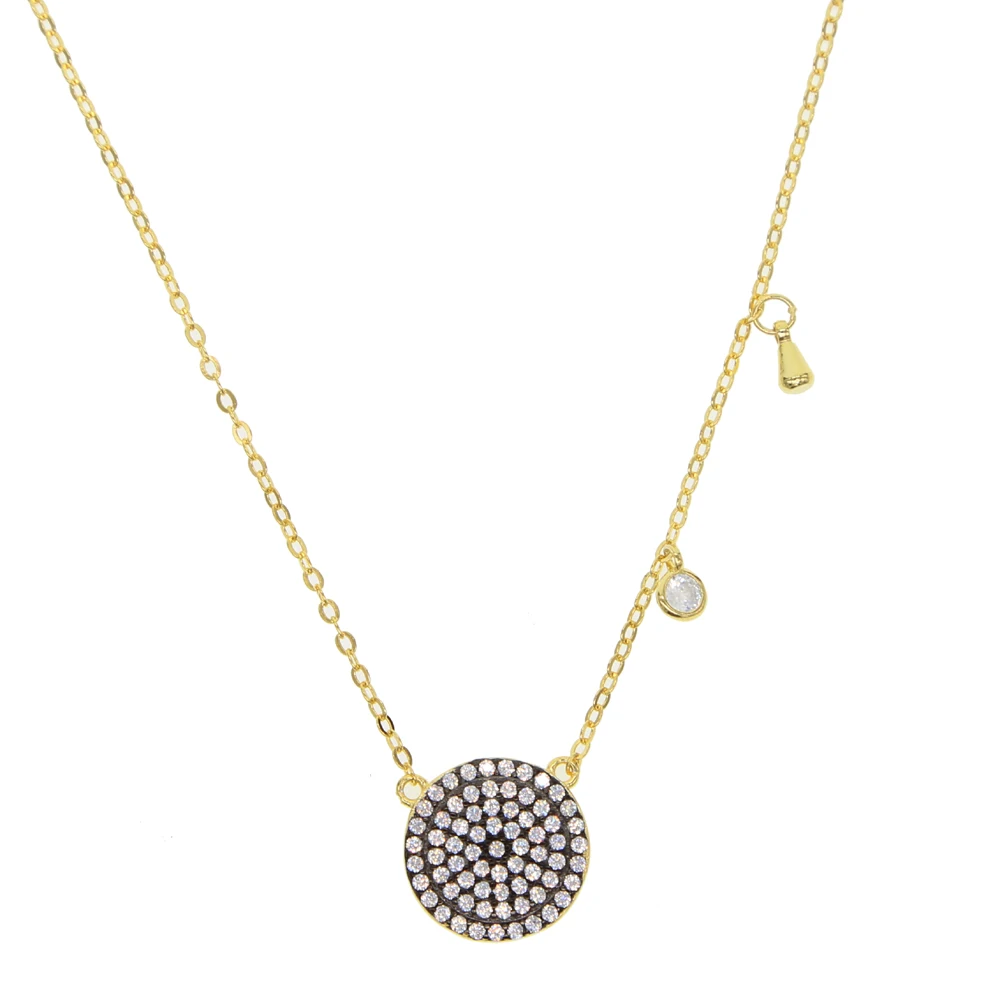 Ожерелье из натурального камня для женщин классическое ожерелье с кулоном в виде