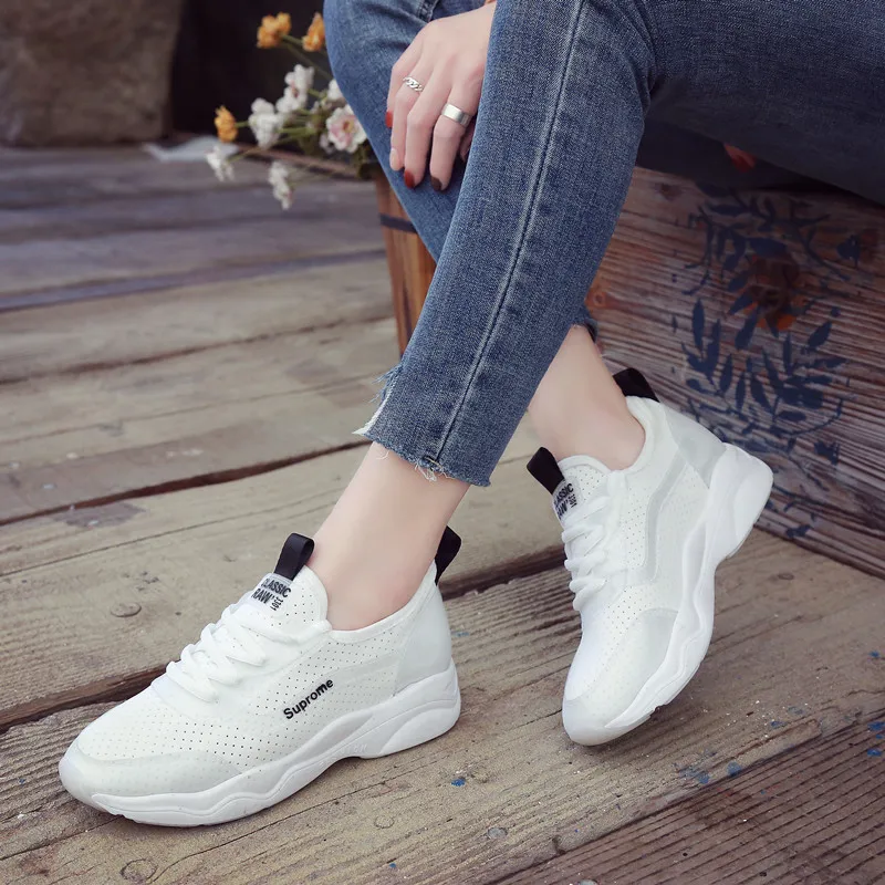 

Белая женская обувь, женская спортивная повседневная обувь из сетчатой ткани, дышащая женская обувь, новинка 2021