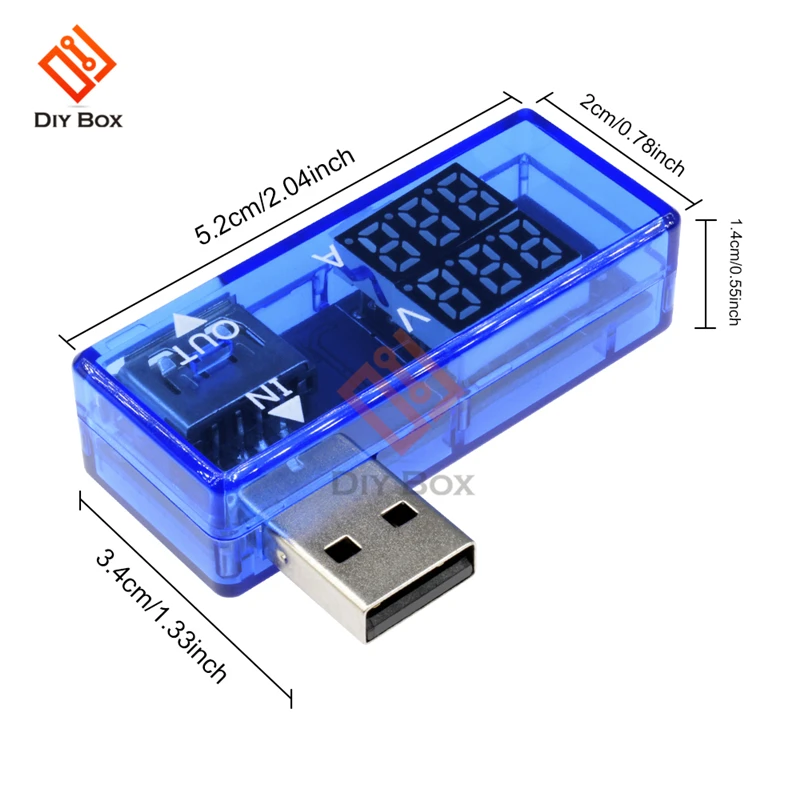 Светодиодный вольтметр с двойным usb-портом, амперметр, тестовый детектор, тестовый детектор er для автомобиля, мотоцикла, вольт, усилитель, детектор Doctor Meter Monitor