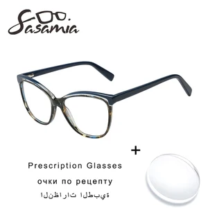 sasamia prescription eyeglass women acetate eyewear vintage eye glasses oversize glasses women optical myopia reading glasses