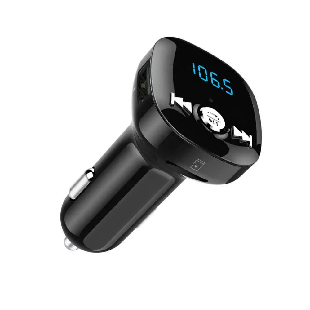 BC40 FM передатчик Handsfree автомобильный комплект автомобильный аудио mp3-плеер с двойной USB Автомобильное зарядное устройство Поддержка U диск/TF карта