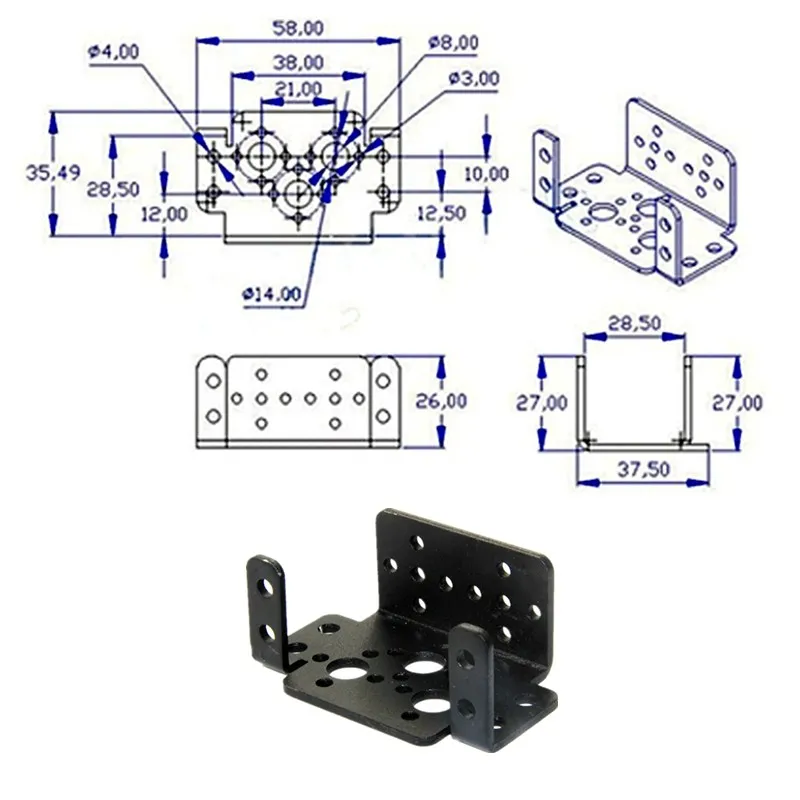 Алюминиевый Многофункциональный держатель/многофункциональный кронштейн для