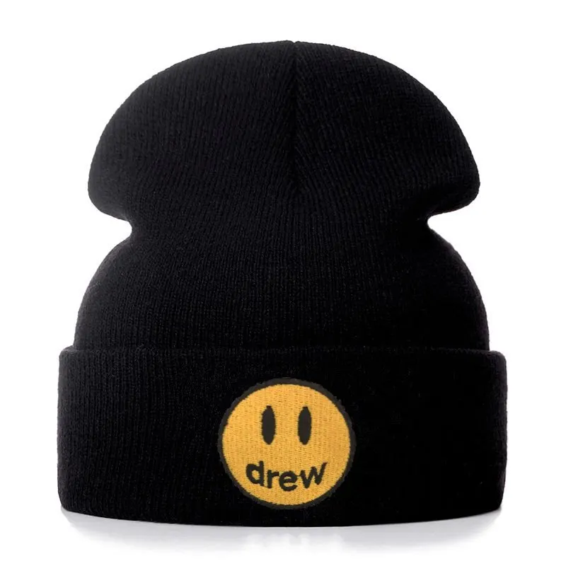 Cotton Casual Beanies For Men Women Knitted Winter Hat Solid Color Hip-hop Skullies Unisex Cap |
