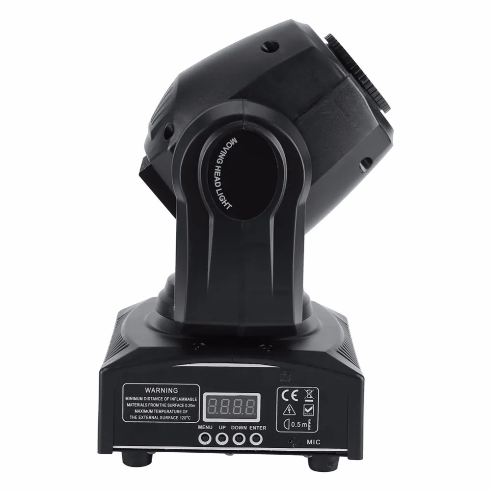 2 шт./лот 30 Вт Светодиодный сценический светильник с подвижной головкой DMX512 Disco Pub вечерние светильник с эффектом RGBW Ночной светильник с 110 В до 240 В