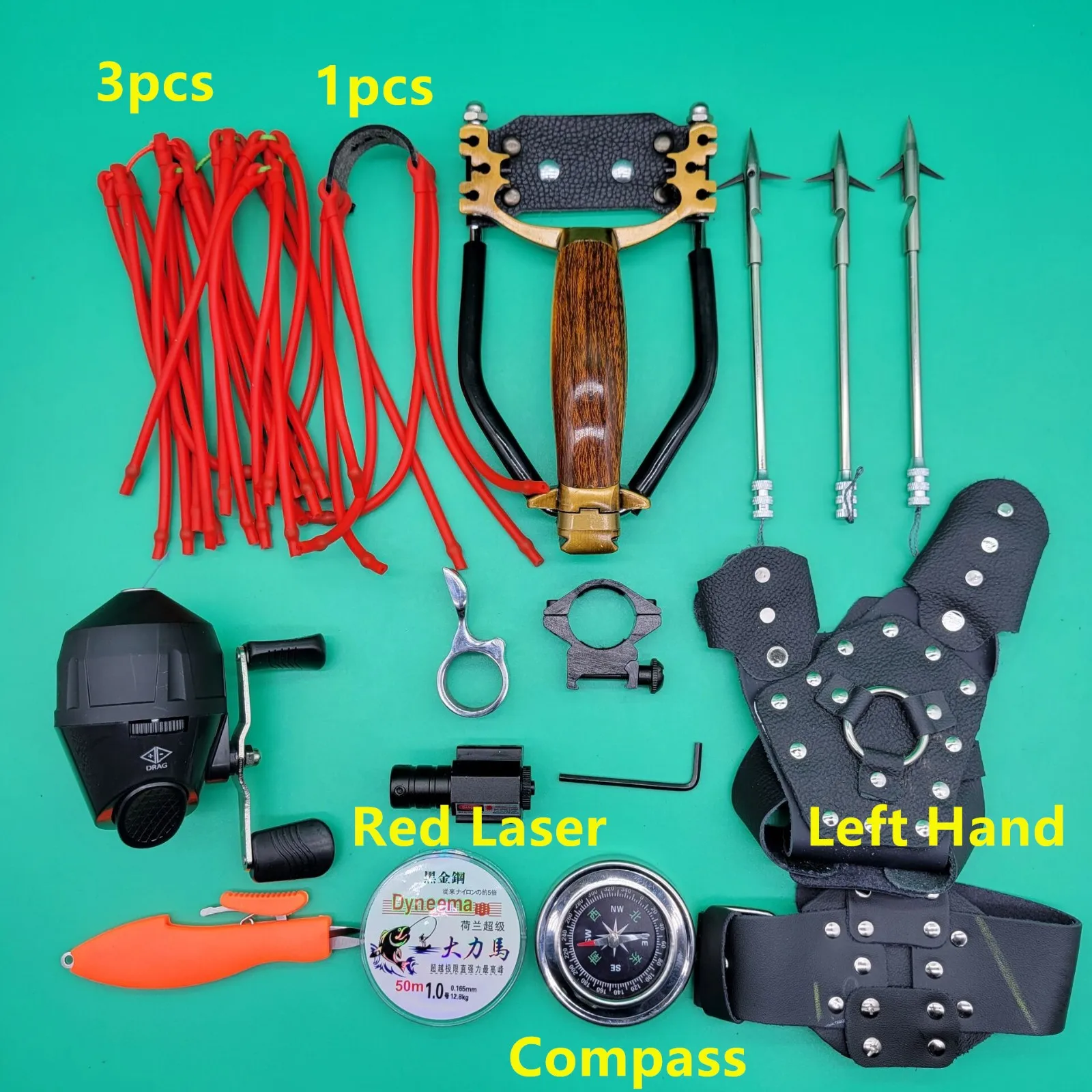 New Stainless Steel Slingshot Shooting Fish Fishing Dart Hunting Powerful Outdoor Equipment | Спорт и развлечения