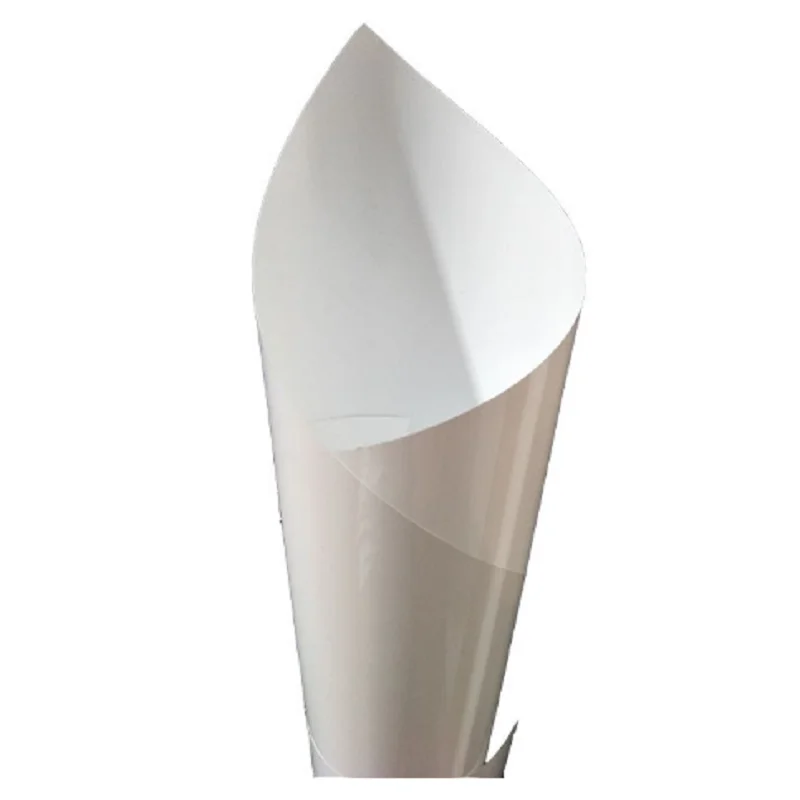 Самоклеящаяся стеклянная пленка длиной 4 м белая ненепрозрачная виниловая тень