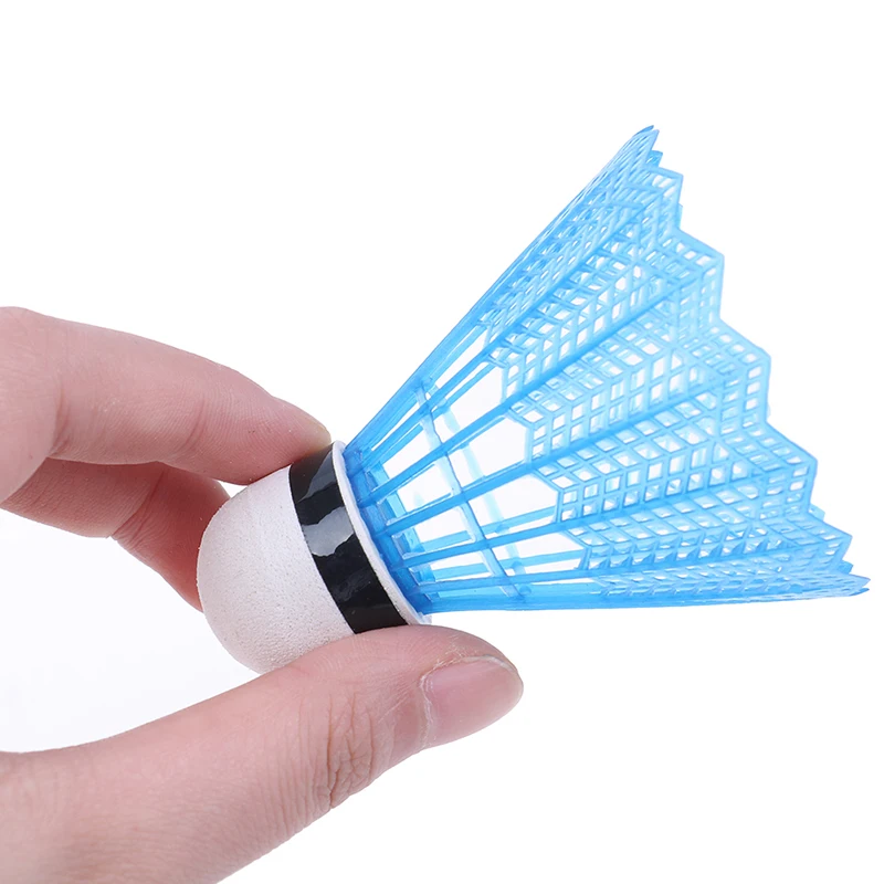 12 шт./компл. цветные пластиковые воланы для бадминтона спортивных тренировок |