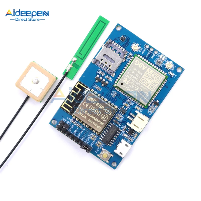 Макетная плата ESP8266 A9G с активной GPS антенной Wi Fi сотовой связью узлом IOT V1.0 ESP