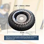 Круглый деревянный угловой шлифовальный диск, абразивный диск для угловой шлифовальной машины, вольфрамовый карбидный шлифовальный круг