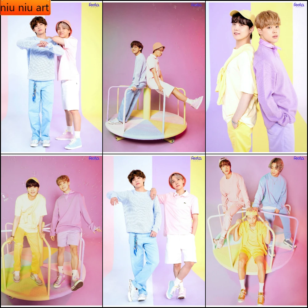 

Korean Idol 5D DIY Diamond Painting Diamond Mosaic Diamond Inlaid Full Diamond Embroidery Living Room Home Decoration