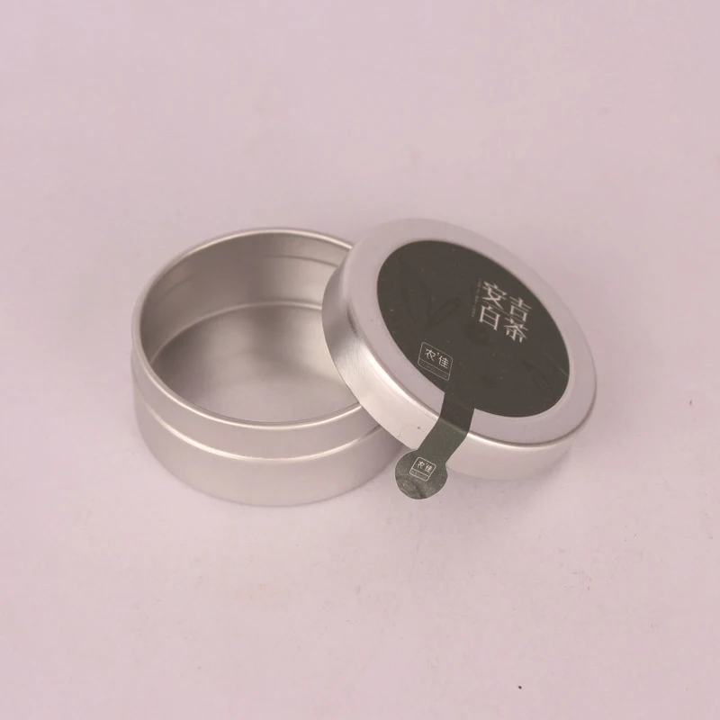 

30 pcs/Lot Wholesale Cosmetic Packaging 25ML Aluminum Jars Hair Wax Mineral Powder Cream Jars 25G Cases MC4518