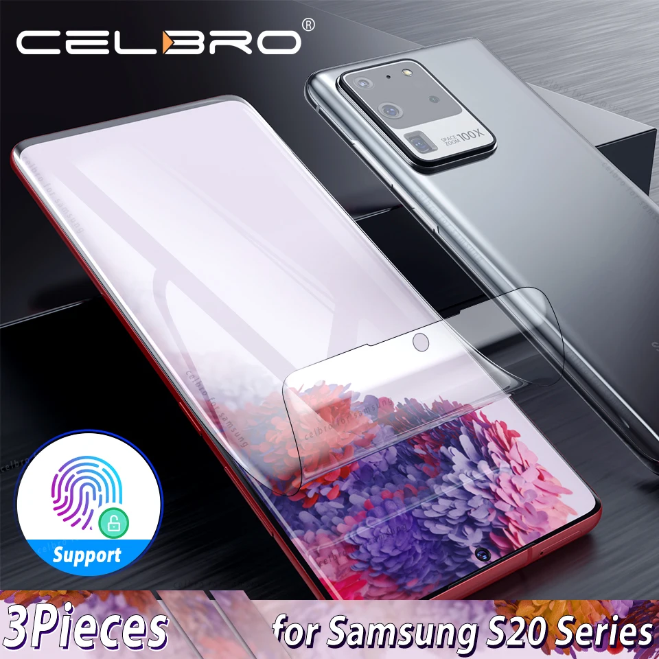Мягкая защитная пленка для Samsung Galaxy S20 Ultra S20ultra экрана полное покрытие GalaxyS20 Plus 5g
