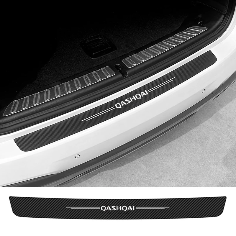 

Наклейка на задний бампер багажника автомобиля для Nissan Qashqai J10 J11 2021 2020 2019 2018 2017 2016 2015 2014 2013 - 2008 аксессуары для настройки