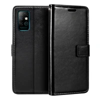 suitable for premium leather magnetic sheath for infinix note 10 pro with business card holder and bracket